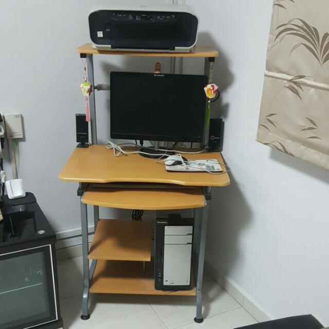 Computer Table And Canon 3 In 1 Printer, Computers & Tech, Printers ...