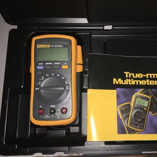 Fluke 112 True RMS Multimeter With Rugged Box, Health & Nutrition
