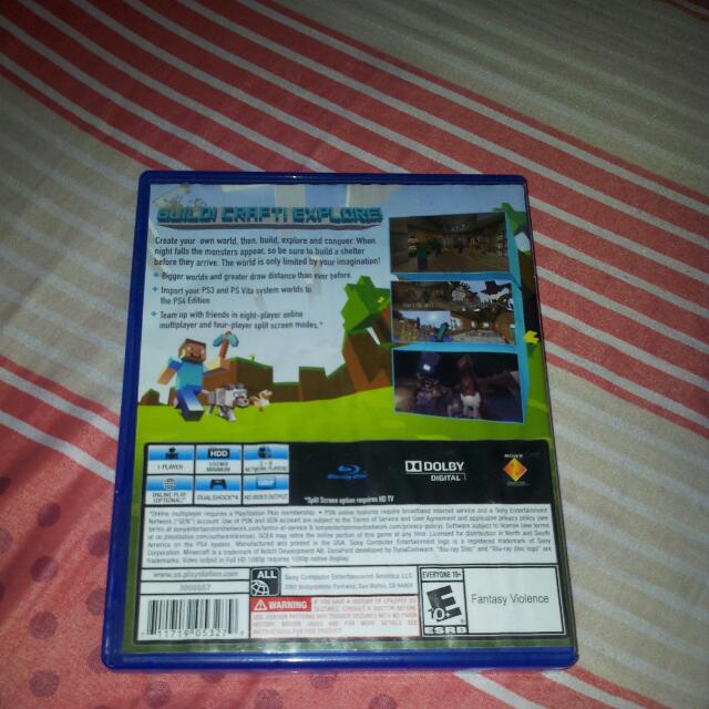 Minecraft PS4 **Reserved**, Video Gaming, Video Games, PlayStation on ...