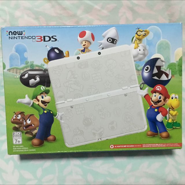 new 3ds super mario white