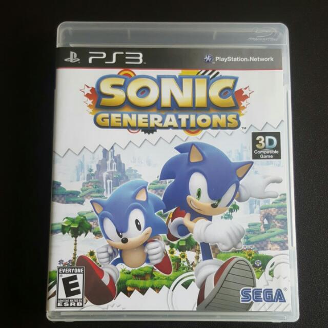 Ps3 Sonic Generations Toys Games Video Gaming Video Games On Carousell