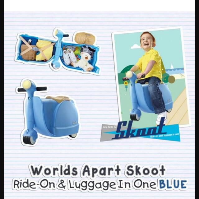Skoot Rideon and Luggage, Babies & Kids, Babies & Kids Fashion on