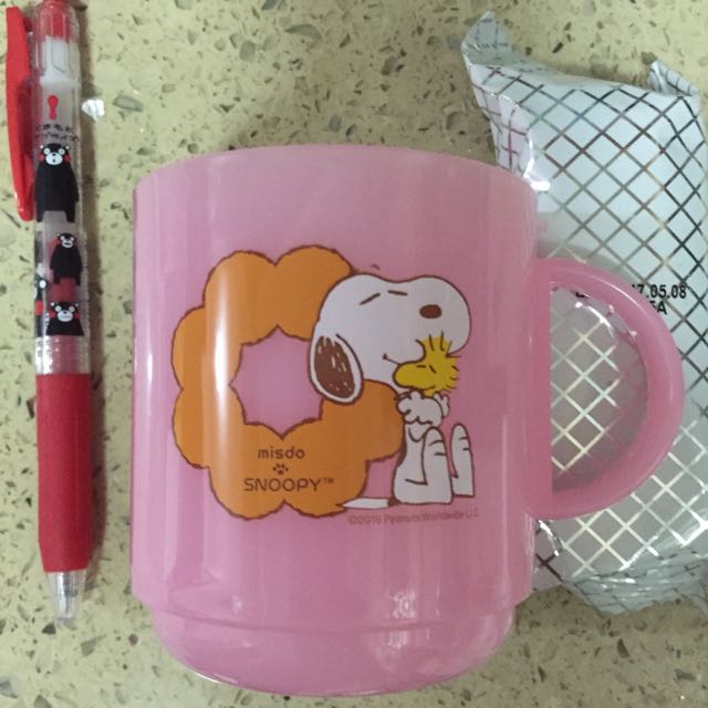 Snoopy Peanuts Plastic Cups For Kids, TV & Home Appliances, Kitchen