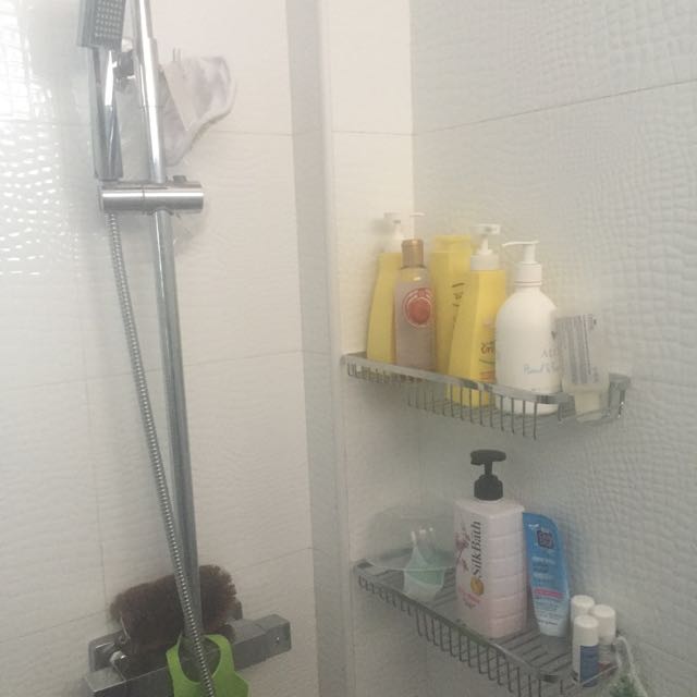 Stainless Steel Shower Rack, Furniture, Others on Carousell