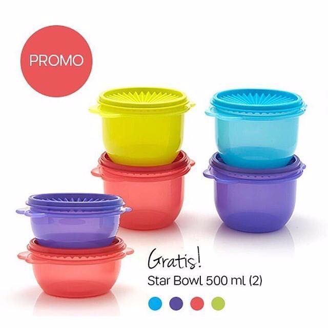 Tupperware Star Bowl 4 750ml Free 2pcs Starbowl 500ml Home Appliances On Carousell