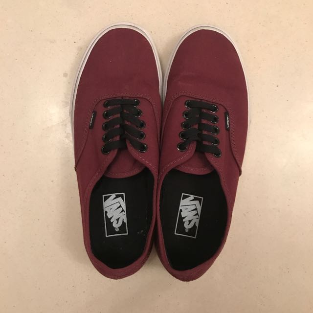 Maroon vans hotsell