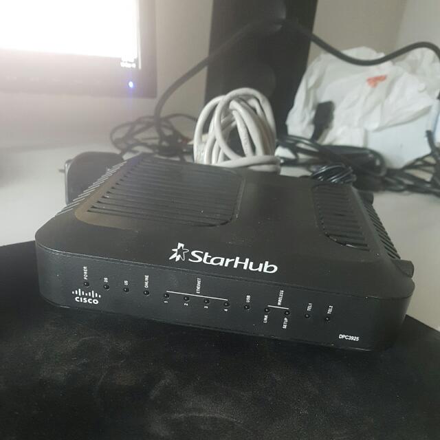 Cable Modem/Router STARHUB, Computers & Tech, Parts & Accessories