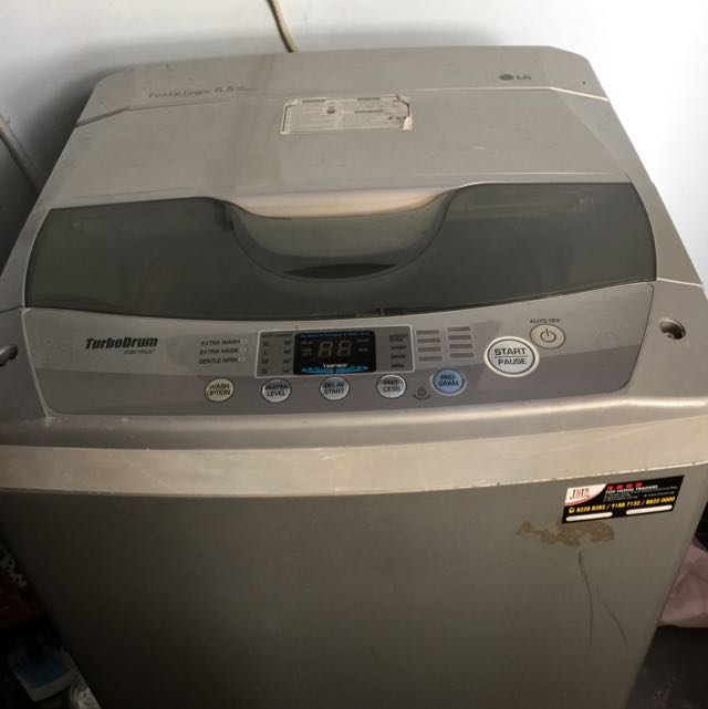 LG Washing Machine Fuzzy Logic 6.5kg WFT65A31EC, TV & Home Appliances