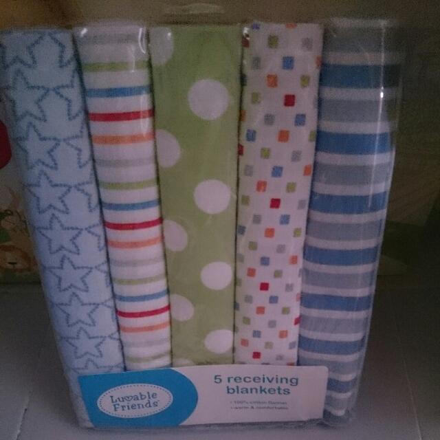 luvable friends receiving blankets