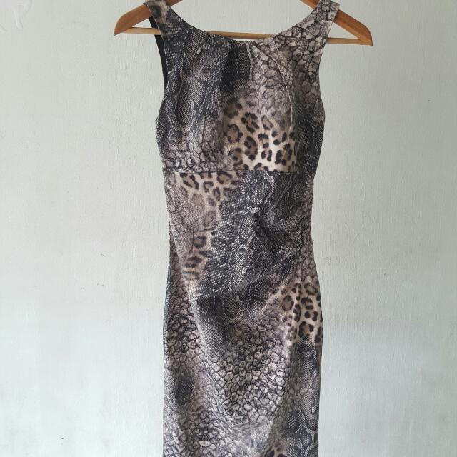 Dorothy perkins snake print dress top