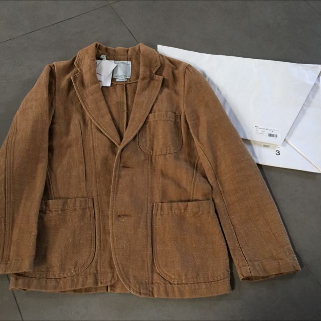 VISVIM ACADEMIA BLAZER （LUXSIC/LINEN), 男裝, 外套及戶外衣服