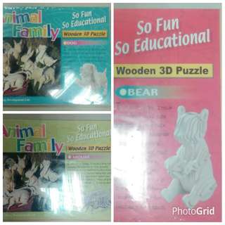 3D立體木頭拼圖