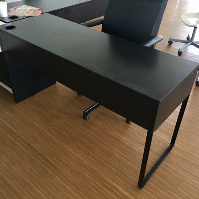 IKEA Office Table, Furniture & Home Living, Furniture, Tables & Sets on