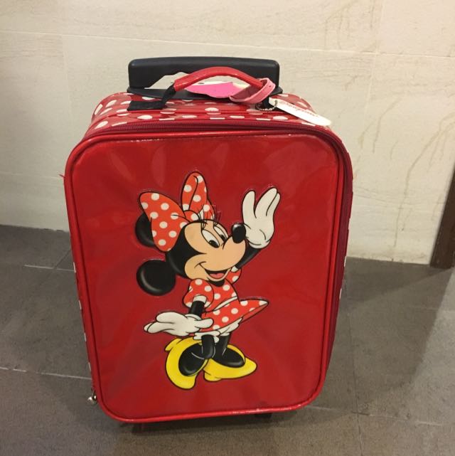 Minnie Mouse Luggage From Disneyland, Hobbies & Toys, Toys & Games on Carousell
