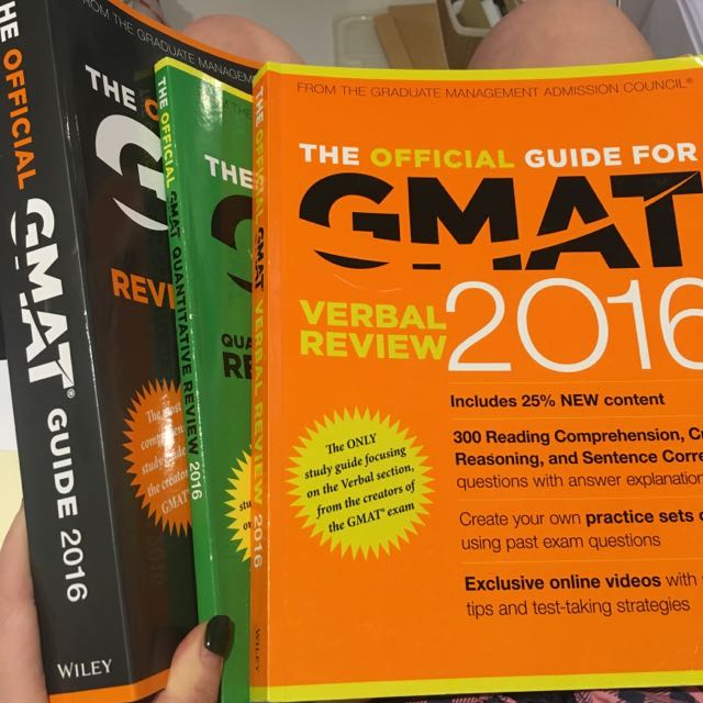 New GMAT Official Guide Set, Hobbies & Toys, Books & Magazines