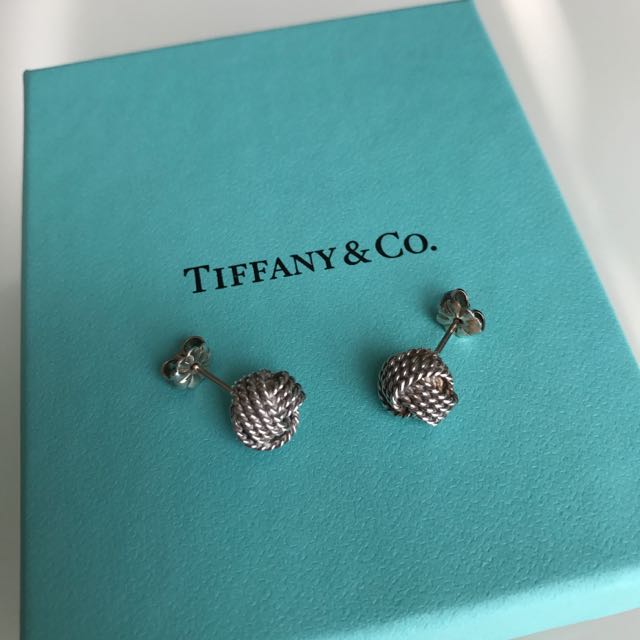 tiffany twist knot earrings