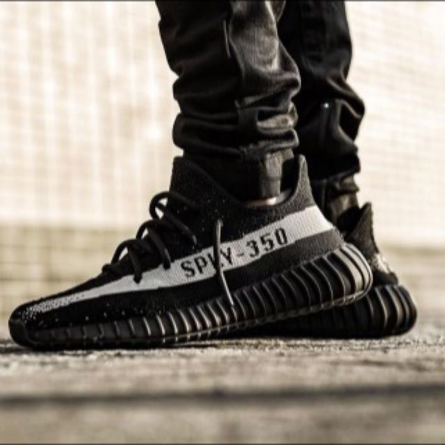 yeezy core black white