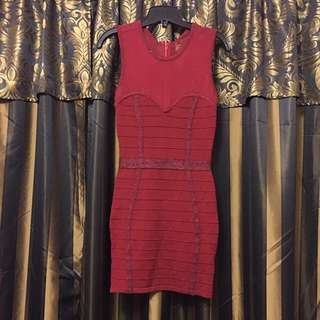 Red Fitted Dress