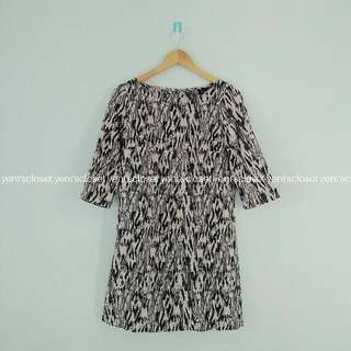 MANGO Ikat Mini Dress
