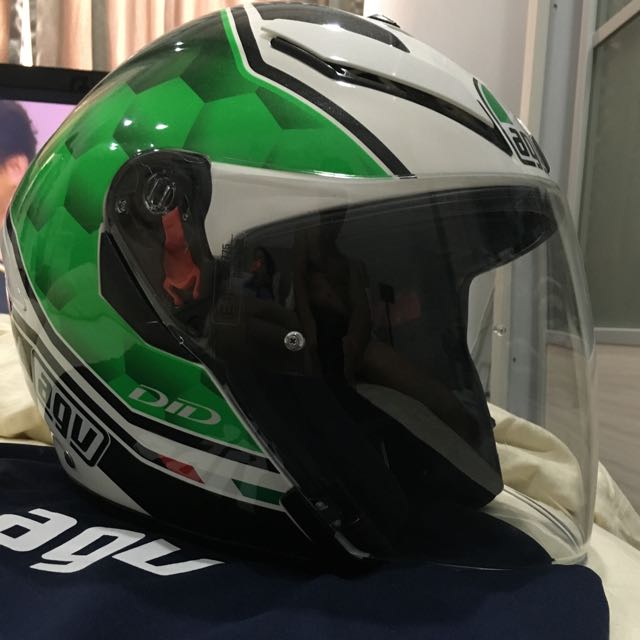 AGV K5 Jet Helmet, Car Accessories on Carousell