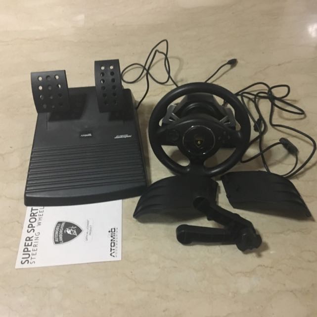 Atomic Super Sport Steering Wheel Evo, Video Gaming, Video Game