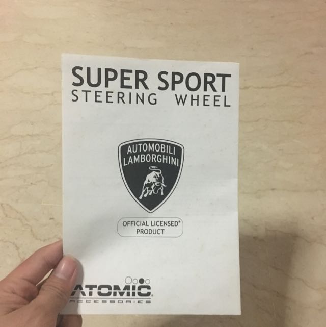 Atomic Super Sport Steering Wheel Evo, Video Gaming, Video Game