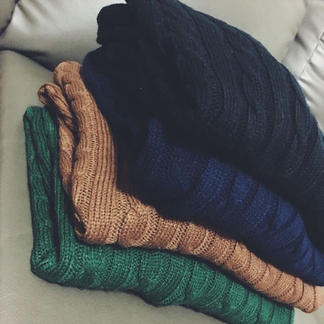 Basic Knitted Sweaters (Category: Other Tops) located in Singapore. Submitted by lashaffairs (Listing ID 80833816, Image 3). Description: .