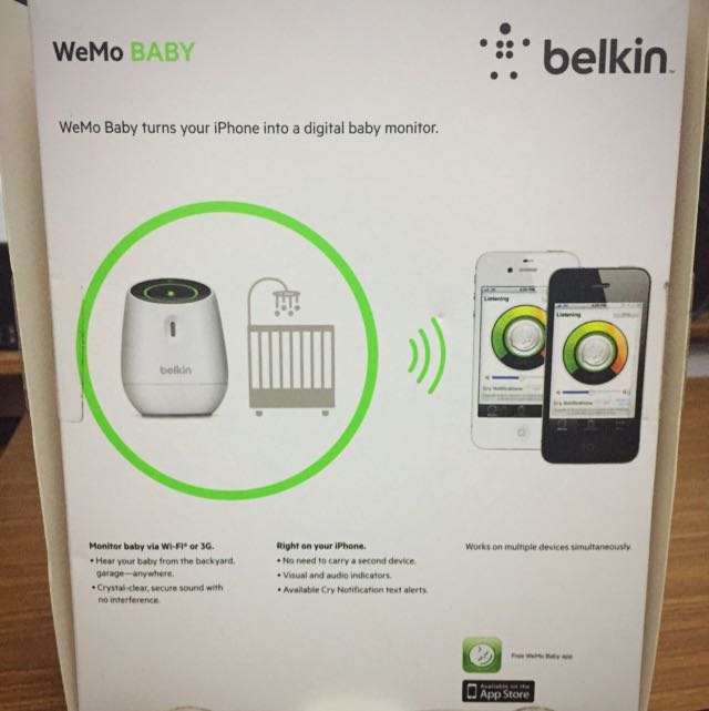 Belkin Wemo Baby Monitor Electronics Others On Carousell