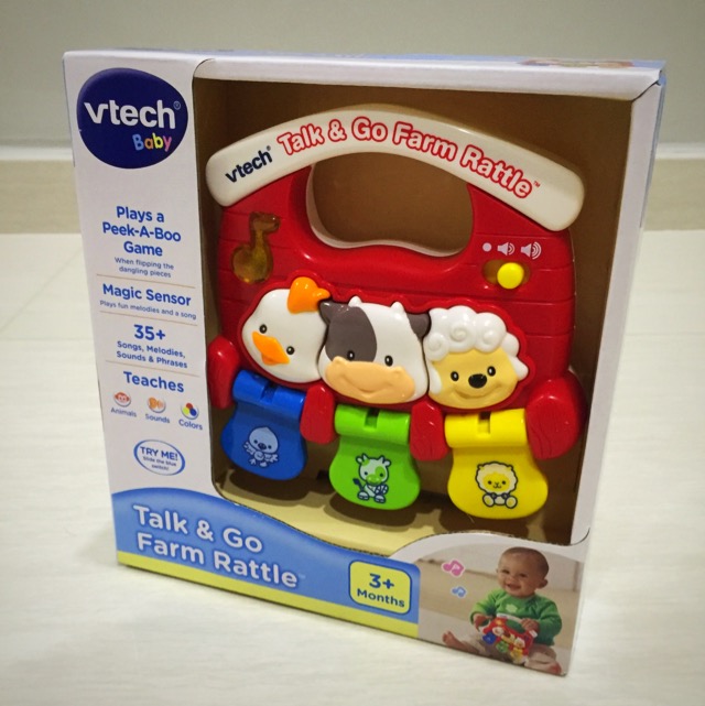 Vtech talk and go farm rattle top