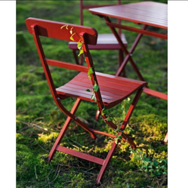 Ikea Malaro Outdoor Chair Red Furniture Tables Chairs On Carousell