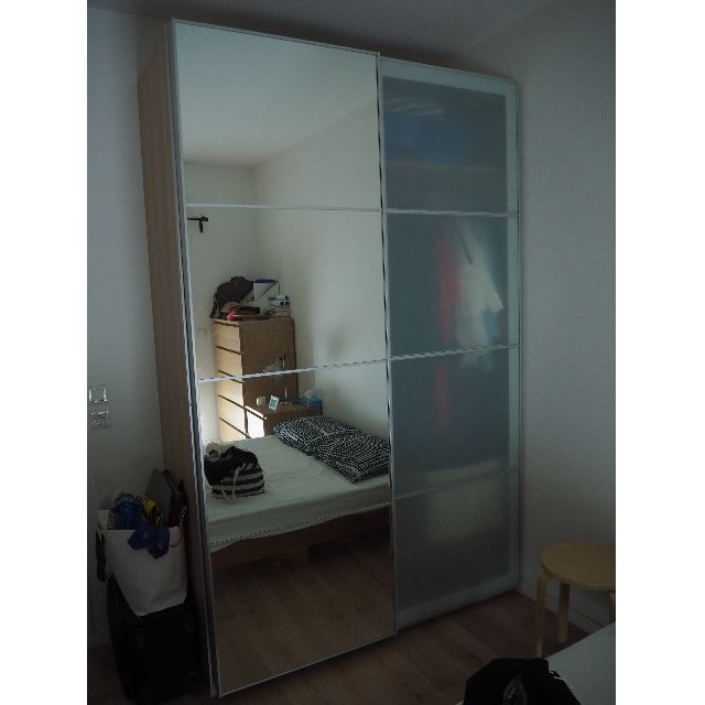 Ikea Pax Wardrobe Sliding Doors Furniture Shelves Drawers On