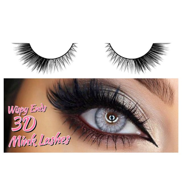 Instock Wispy Ends Mink Lashes Achieve The Sexy Cat Eyes Suitable For Events Weddings Birthday Celebrations Health Beauty Makeup On Carousell