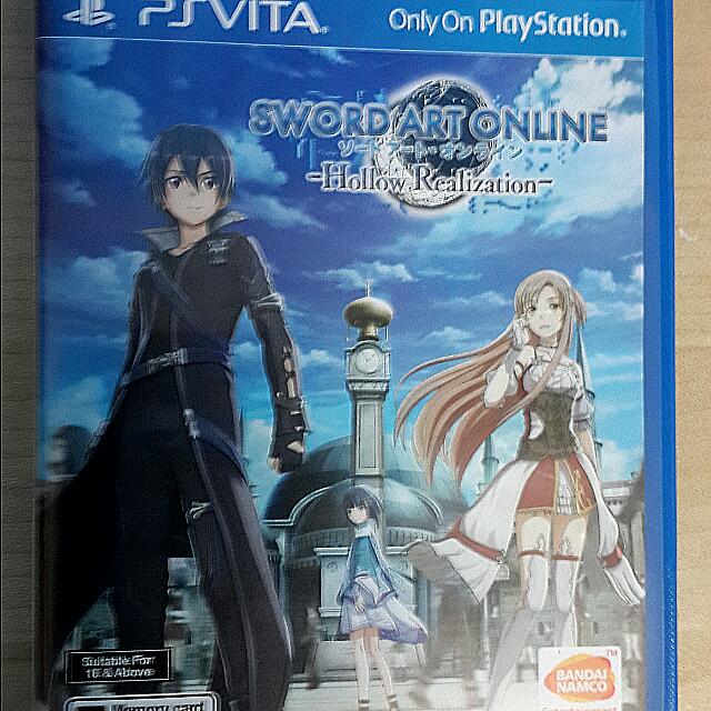 PS Vita Sword Art Online Hollow Realization, Video Gaming, Video Games