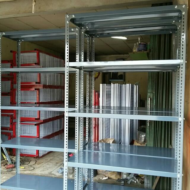 Rak Besi Siku Lubang Perabotan Rumah Di Carousell