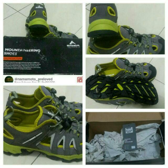 Sepatu Sandal Eiger Salvage Size 40 Fesyen Pria Sepatu Sandal Di Carousell