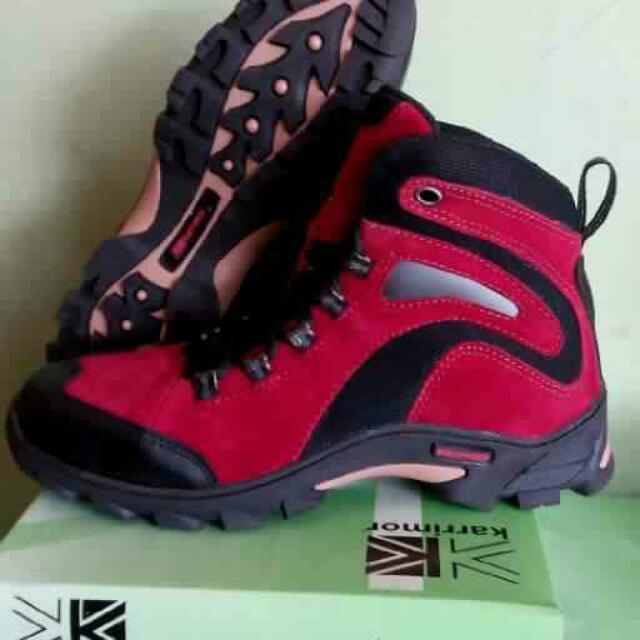 Spatu Karrimor High Red 02 Men S Fashion Men S Footwear On Carousell