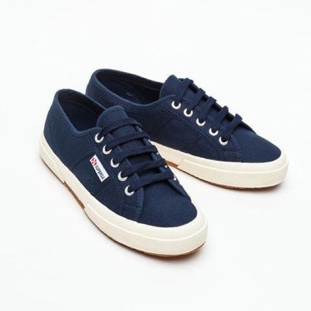 Superga 2750 Classic Navy Blue Women s Fashion Footwear