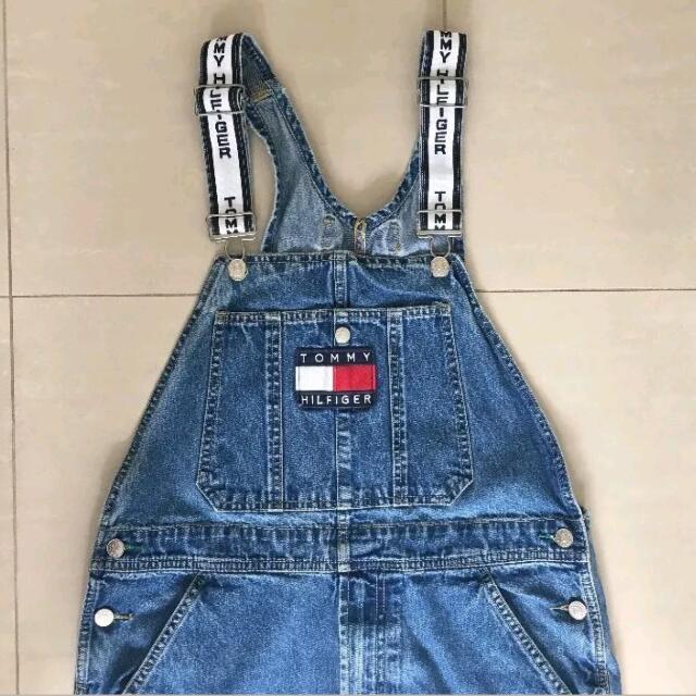 Tommy Hilfiger Dungarees 90s Vintage Size M Destiny S Child
