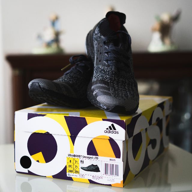 Adidas ultra boost store uncaged ltd triple black