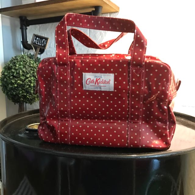 Authentic Cath kidston Polka Dot Red Bag Women s Fashion Bags Wallets Purses Pouches on Carousell