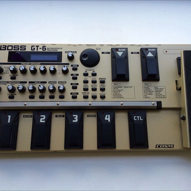 boss gt6 pedal
