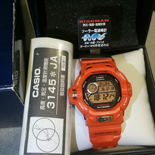 CASIO G SHOCK GW-9200RJ-4JF MEN IN RESCUE RISEMAN, Mobile Phones