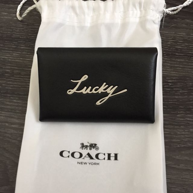 Coach Business Card Holder, Luxury, Bags & Wallets on Carousell
