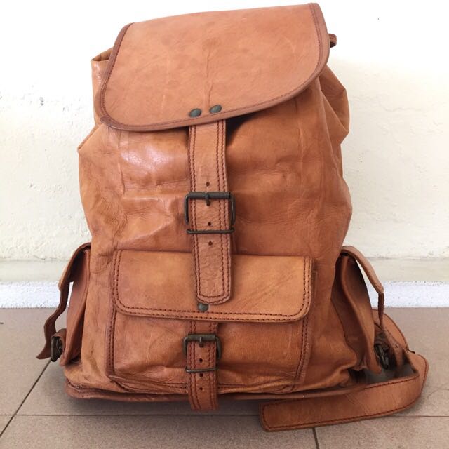 Genuine Handmade Leather Laptop Bag From Jaisalmer, India, Women's