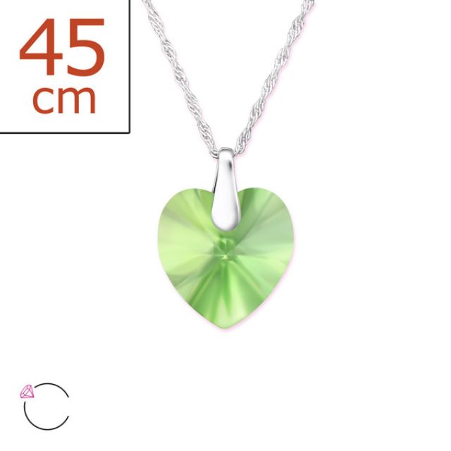 Rainbow swarovski necklace on sale