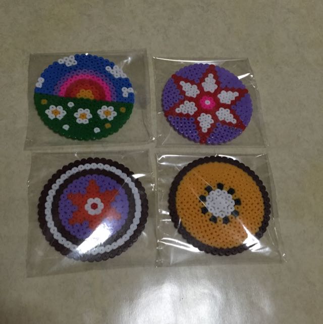 Handmade Pyssla Beads Coaster Design Craft Handmade Craft On Carousell 736 x 414 jpeg 82 кб. handmade pyssla beads coaster