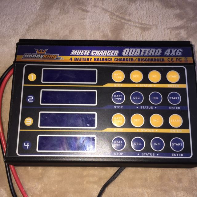 Multi Charger Quattro 4x6 balance Charger discharge