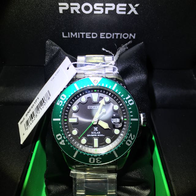 Seiko Prospex Solar Divers Limited edition, Luxury, Watches on Carousell