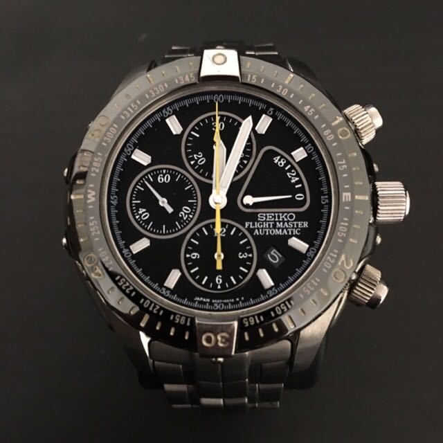 Seiko SBDS001 Automatic Flightmaster, Luxury, Watches on Carousell