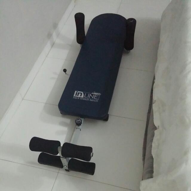 Stamina Inline Back Stretcher Bench For Back Pain Relief Sports